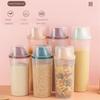 Kitchen Transparent Food Storage Container With Lids Durable Seal Pot Cereal Grain Bean Rice Sealed Plastic Jar