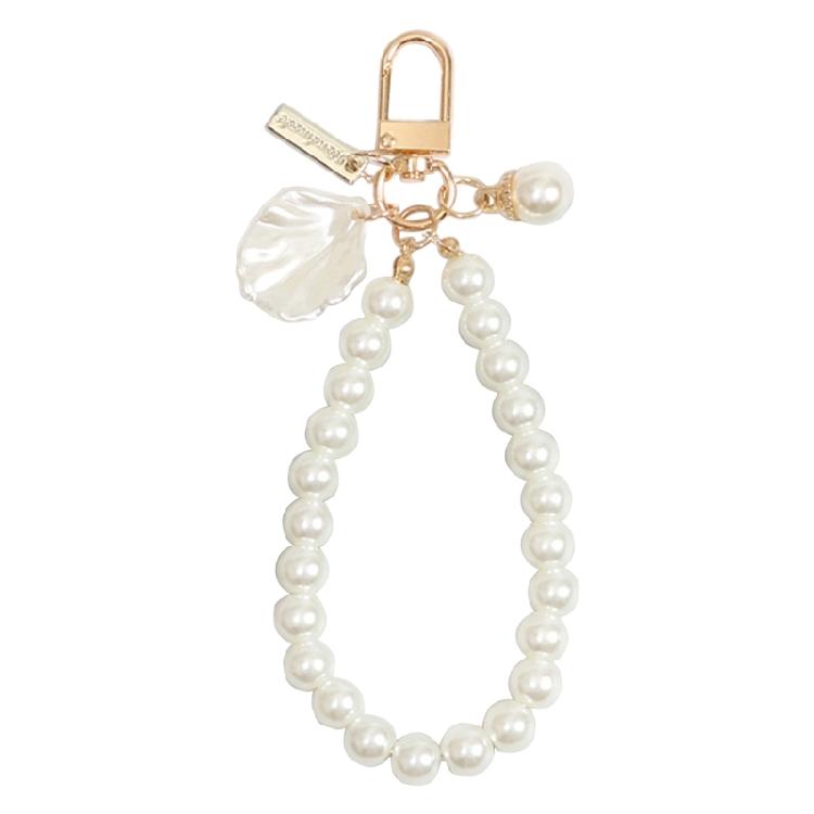 

Shell Pearl Keyring Pendant Phone Chain Ins Heart Keychain Hanging Pendant-Decor