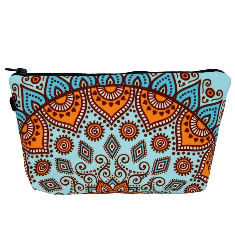 Makeup Flower Mandala Bag Multi Functional Travel Large Capacity Wash Storage