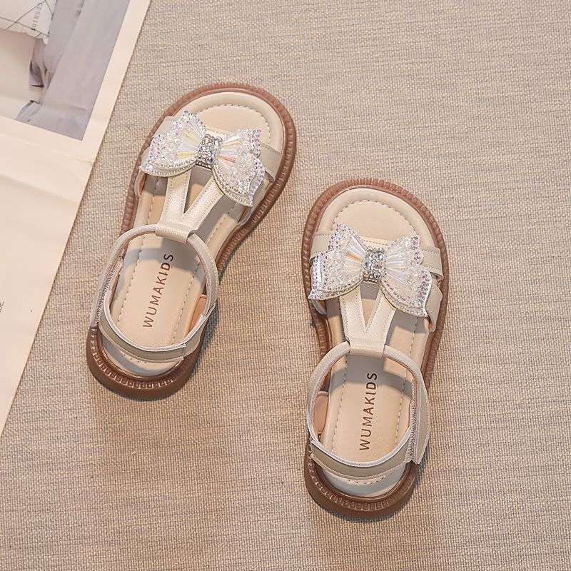 

Girls sandals summer 2025 summer new versatile soft sole bow princess shoes girls shoes children s shoes 20 yards out of stock do not shoot