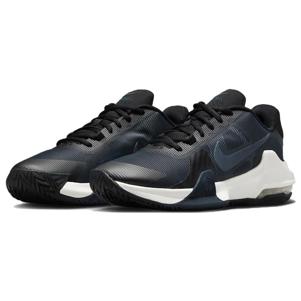 Nike Tênis Unissex Air Max Impact 4 Preto Armory Navy Summit-White Pure-Platinum DM1124-009