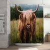 Tenda Doccia Mucca Fattoria Arredo Bagno Rustico Tenda Doccia Stampa Mucca Chic Country Tenda Doccia Animale della Fattoria Mucca Vintage