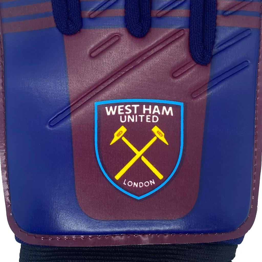 West Ham United FC Boys Two Tone Goalkeeper Gloves