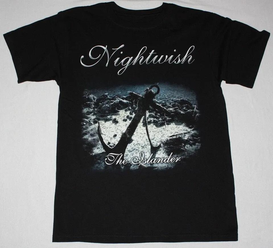Nightwish Band Musik für Liebhaber Schwarzes T-Shirt Baumwolle Volle Größe
