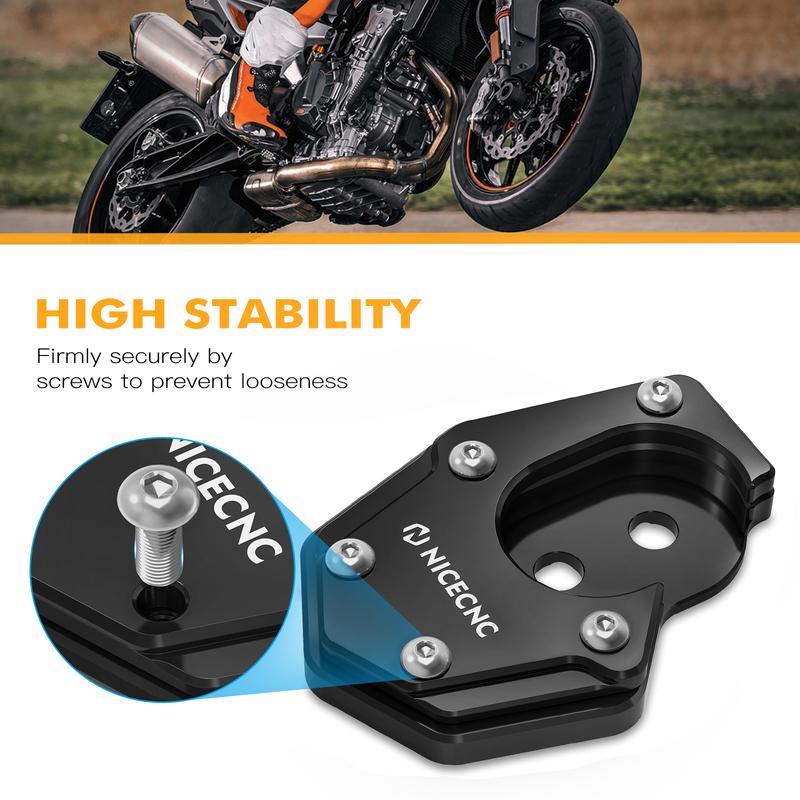 Footstand Enlarger Kickstand Pad For KTM 690 Enduro R SMC R 790 890 Adventure R/Rally 1290 ADV R Husqvarna 701 Enduro Norden 901