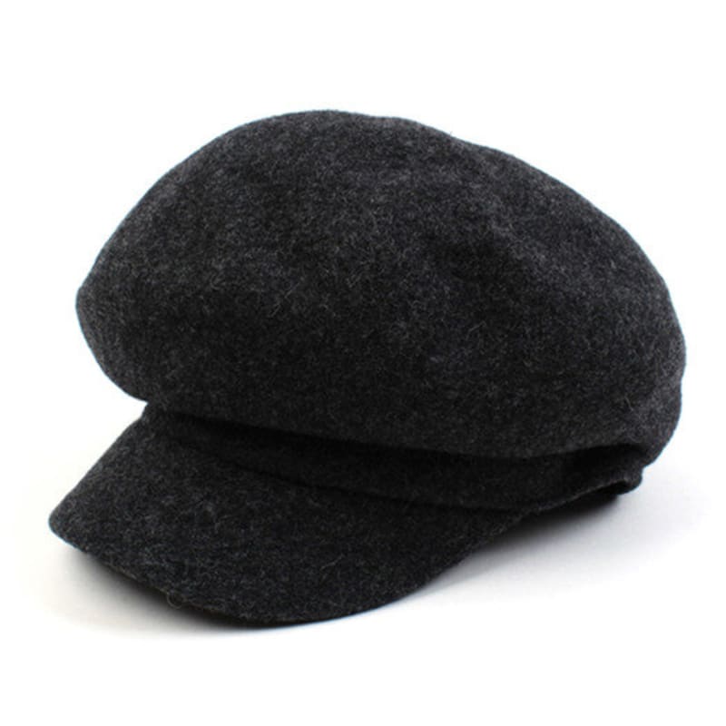 

Universal chemistry Deep Charcoal Wool Newsboy Cap FREE