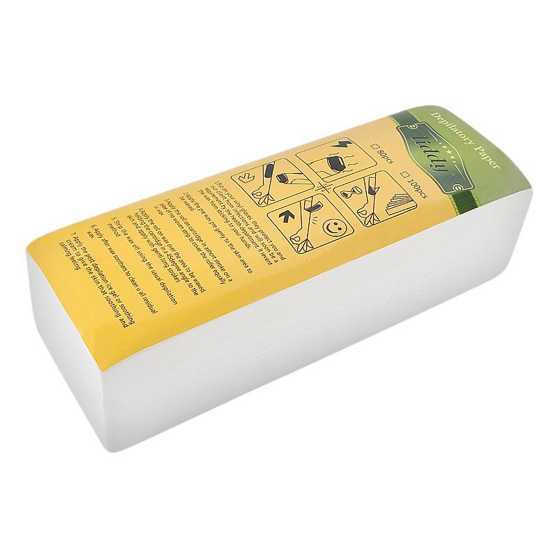 100pcs Removal Nonwoven Body Cloth Hair Remove Wax Paper Rolls High Quality Hair Removal Epilator Wax Strip Paper Roll