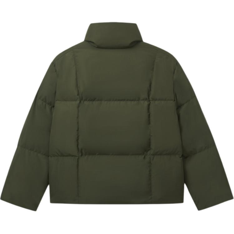 Levi's Down Jackets Men's Green Stand Collar Moderate 002HC-0002