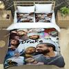 Rapper Drake 3D Printed Bedding Sets Exquisite Bed Supplies Set Duvet Cover Bed Comforter Set Bedding Set Luxury Birthday Gift