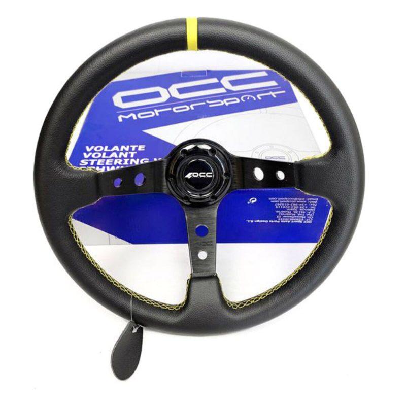 OCC Motorsport-Racing Steering Wheel OCC Motorsport Track Black Leather