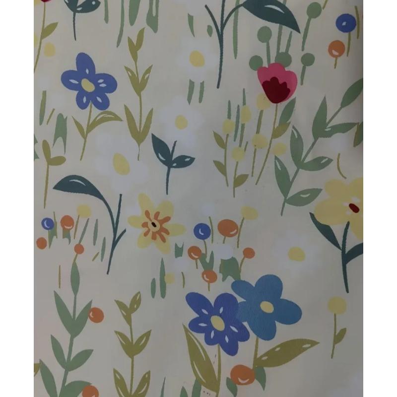 Summer Floral Pants Women's High Waist Loose Thin Wide Leg Elegant Skinny Versatile Straight Pants Trousers