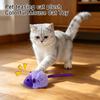 Plush Cat Toy Mouse Interactive Soft Stuffed Small Pet Toy with Sound for Cat Chewing and Playing Indoor Entertainment