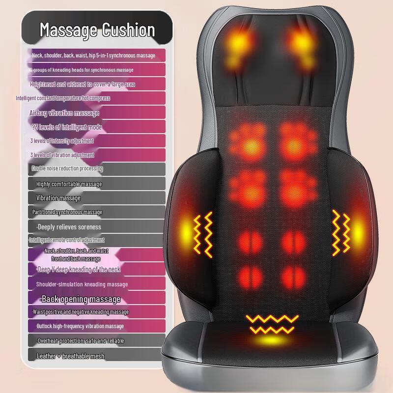 

Multifunctional Full Body Shiatsu Massage Cushion