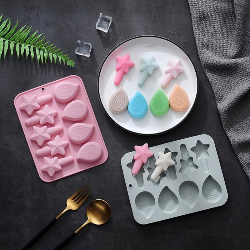 Stampo in Silicone per Pastelli da Pittura Tazza Disegno Bambino Stampo per Cupcake Cioccolato Fondant Strumenti Decorazione Torta Stampini per Pasta di Caramelle