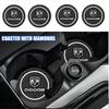 1/2pcs Car Silicone Water Cup Anti-slip Pad Drink Mat For Dodge Durango Caliber Viper Magnum Ram Caravan Neon SRT SXT Nitro Dart U777