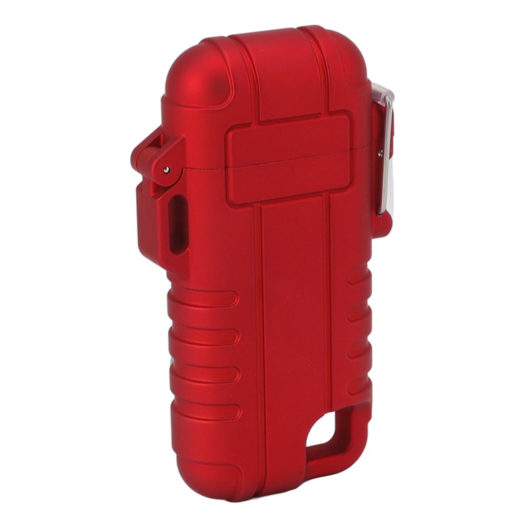 USB Rechargeable Lighter Windproof Dual Arc Lighter Waterproof Flameless Electric Lighter with