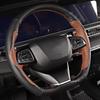 Chery Tiggo 8 Pro DIY Soft Fiber Leather Steering Wheel Covers Car Steering-Wheel With Needles And Thread Interior