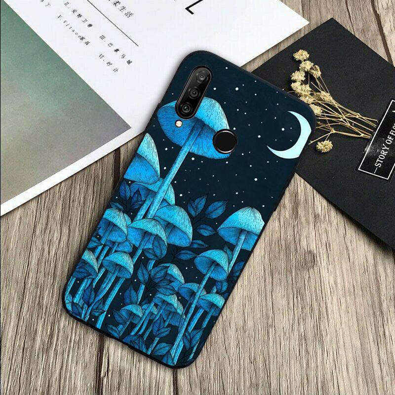 Weird Trippy Mushroom For Huawei Nova Y72 Y73 Y90 Y70 Y60 Y91 Y61 12s 12i 11i 8i 9 10 SE P40 Lite P60 P30 Pro Case