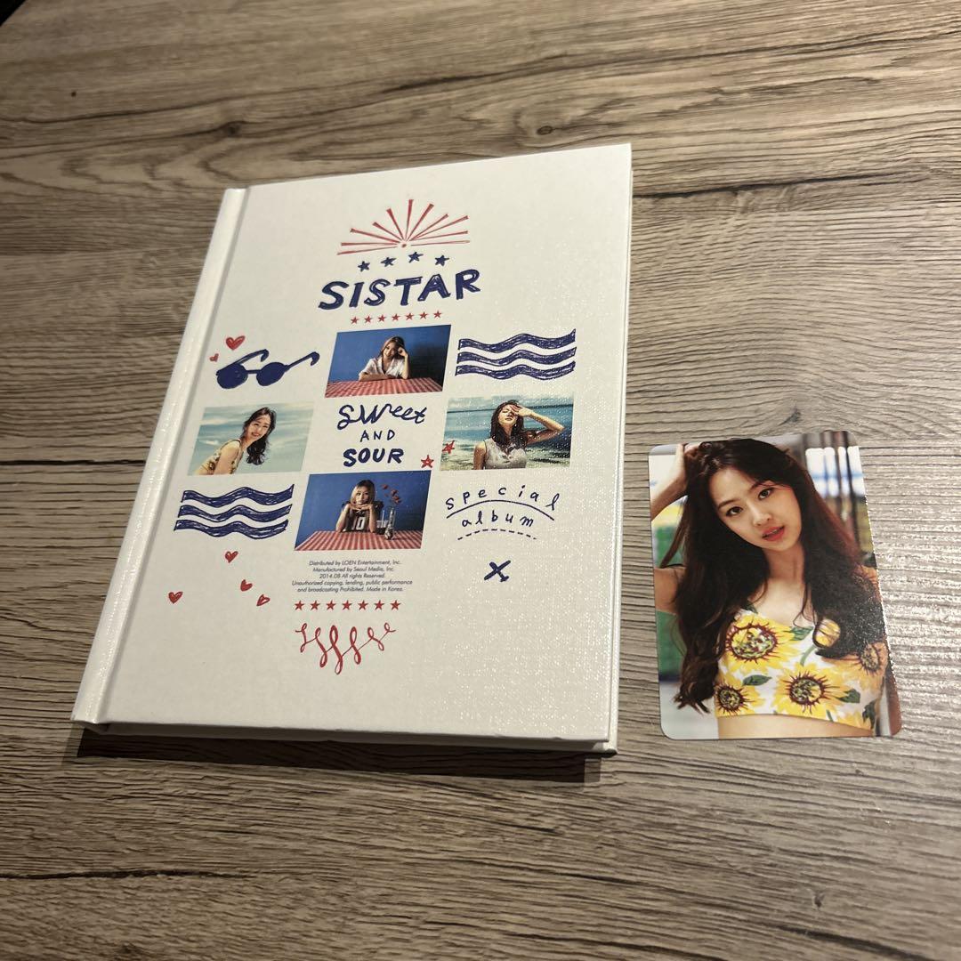 

[USED] SISTAR SWEET AND SOUR Trading Card CD