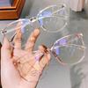 Anti-Blue Light Myopia Glasses Women Men Computer Eyglasses Oversized Optical Spectacles Transparent Glasses Diopter