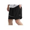 Puma Reflective Stripe Logo Running Shorts Men Bottoms Black 519371-01