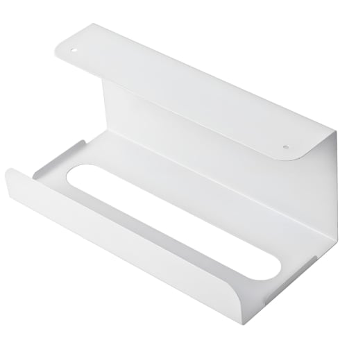 Charmoon Kitchen Paper Holder, Paper Towel Holder, Tissue Holder, Hanging, Wall-Mounted, for Kitchen, Bathroom, Under-Table Shelf (White)