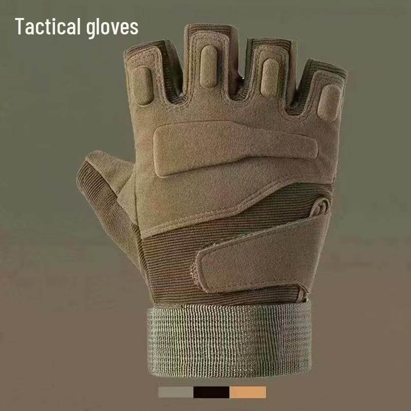 Black Eagle Tactical Gloves Full & Half Finger, Non-Slip, Wear-Resistant, for Men & Women - Ideal for Outdoor Sports & Cycling