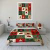 Christmas Tree & Ornaments Design Bedding set (1 duvet cover, 2 pillowcases, duvet not included)