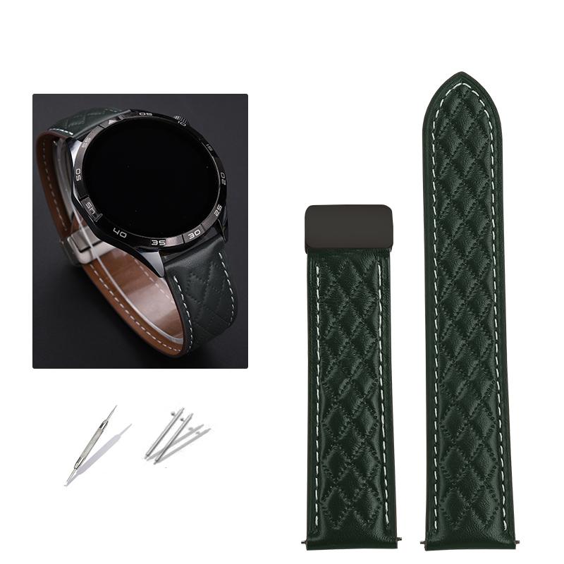 Magnetic Buckle Leather Strap For Huawei GT3 GT4 GT4 PRO Watch Ultimate Extraordinary Master Bracelet Wristband 20mm 22mm