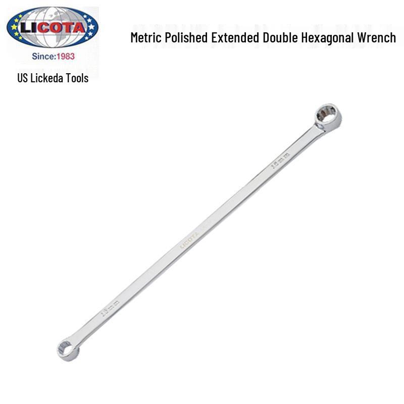 LICOTA Metric Fine Polished Double Ring Spanner AWT-LDM - USA Import 8x10