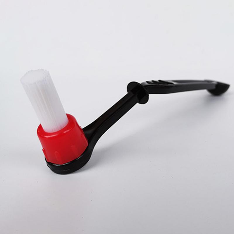 Coffee Dust Clean Brush Grinder Cleaning Brush Brewing Head Brush Plastic Handle Detachable Brush Head Sweeping Barista Tools as the picture
