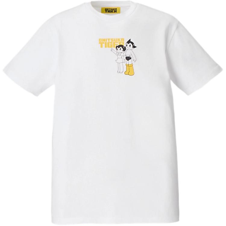 

Onitsuka Tiger Printed Pattern Crew Neck Short Sleeve T-Shirt Unisex Tops 2183B573-100 XL