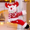 Kreative Weihnachts-Raffhalter: Schneemann & Alter Mann Cartoon Ornamente