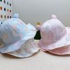 Cartoon Rabbit Baby Bucket Hat - Breathable Sun Protection for Spring and Autumn