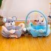 Cartoon Kindersitz Baby Sitze Plüsch Bequem Kristall Samt Baby Stuhl Lernen Sitzen Sofa Stützsitzbezug 0-3T