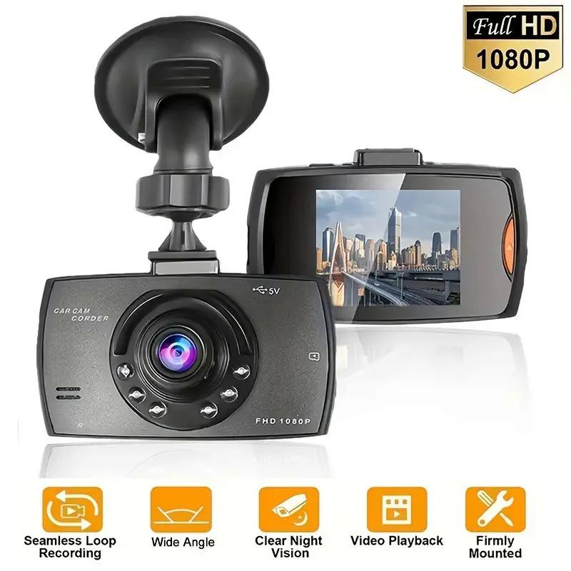 2.4-inch In-car DVR Dash Camera, Wide-angle Night Vision HD Video Recorder, Suitable for All Car Models.