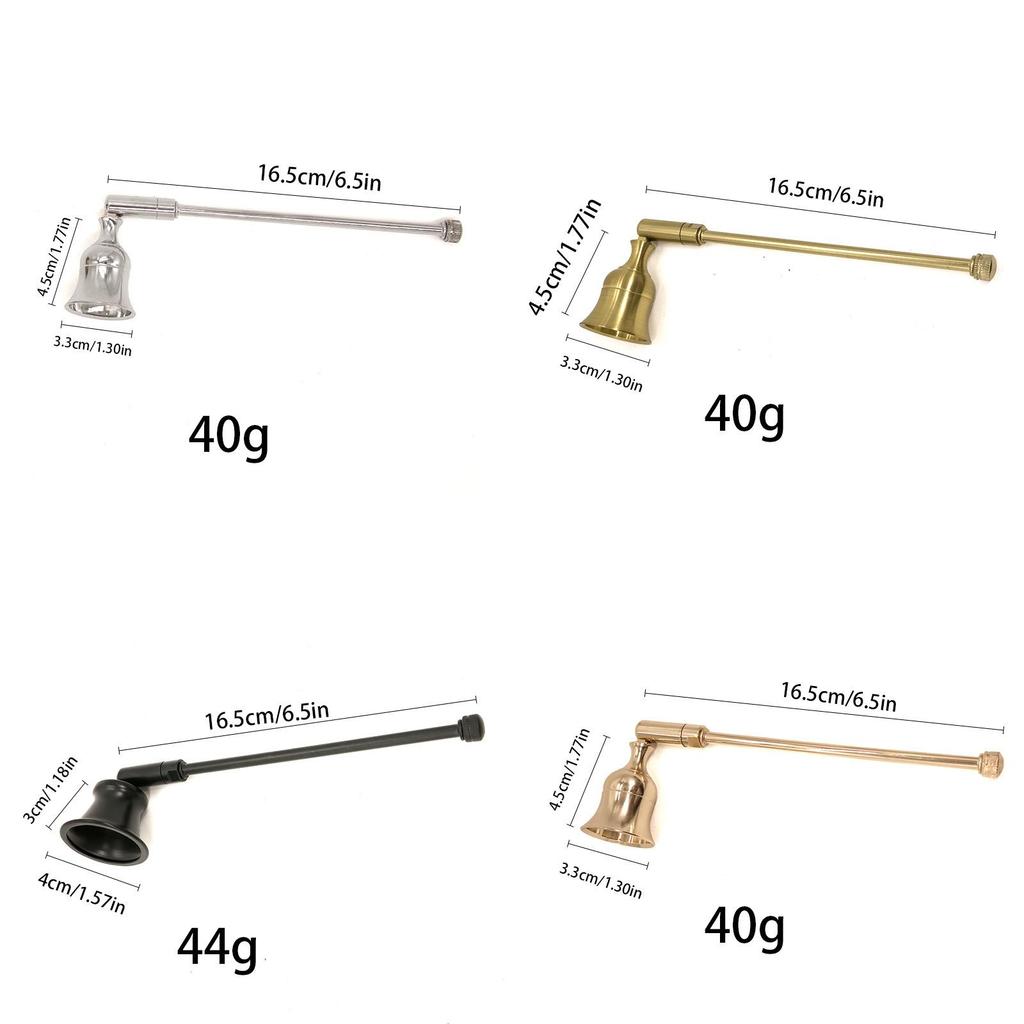 Metal Candle Snuffer With Handle For Home Decor And Candle Safety