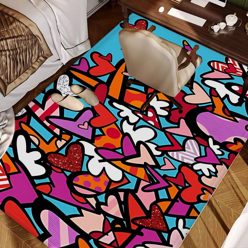 Tappetino per Pavimento Britto Stile Nordico Zerbino per Casa Tappetini per Bagno-WC Tappetino Decorativo per Camera da Letto Hotel