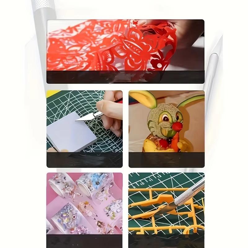 13Pcs Aluminum Alloy Carving Knives Precision Blades For Paper Cuttings Film Applications And Diy Craft Carving Sculpture Paper