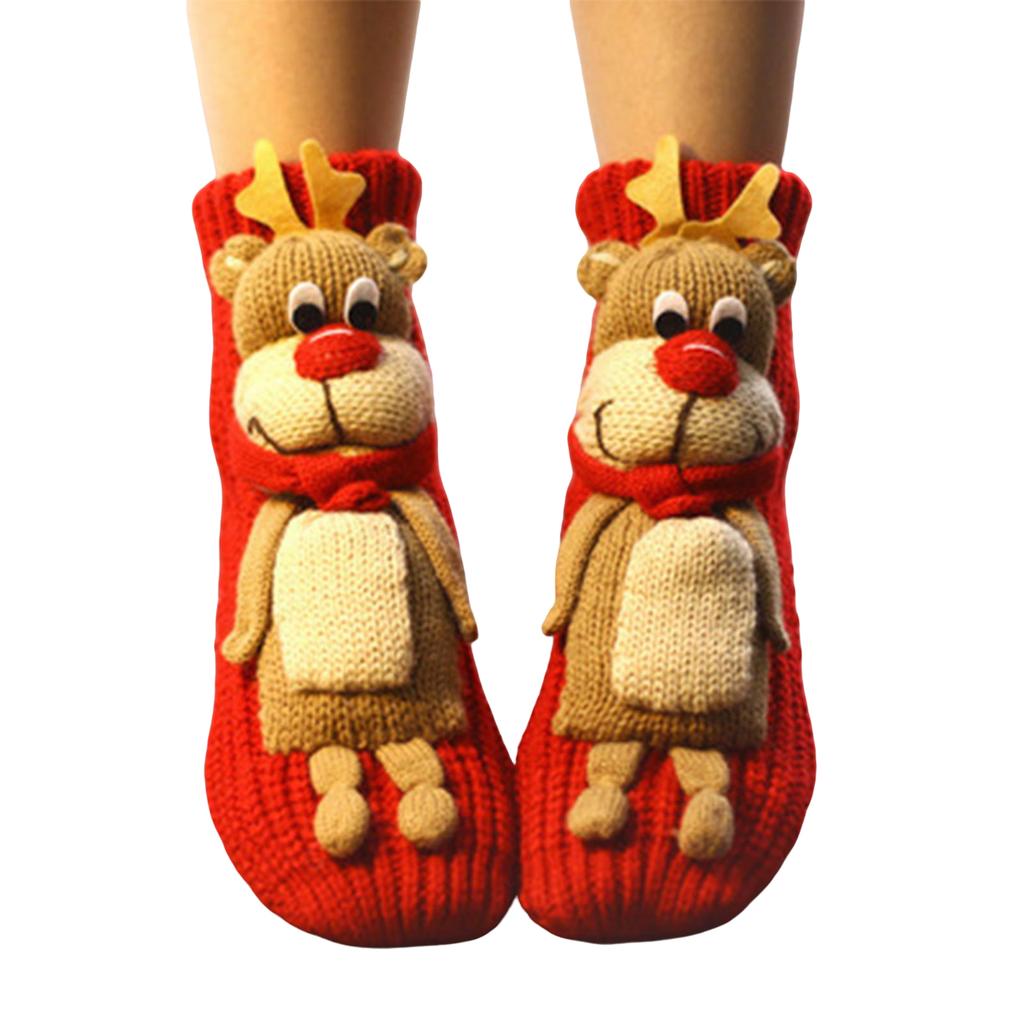 Women's Thick Knit  Proof Warm Casual Floor Carpet Socks