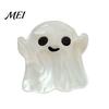 Stylish Acrylic Hair Clamps Halloween Claw Clip, Cute Headdress, Glitter Bat Pumpkin Trendy Accessories for Girls Black Cat Spider Ghost Pattern Women