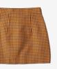 MARNI Mini Plaid Skirt - Orange:Burgundy / Goma0553Iuutp730Chr79