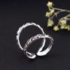 Powerful Arthritis Relief Silver Ring Adjustable 925 Sterling Silver Pain Comfort Jewelry for Daily Use