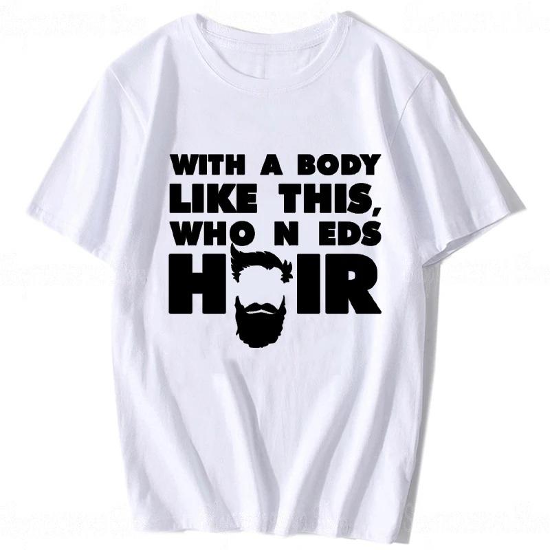 Sommer Freizeit Herren Buchstabenaufdruck Rundhals T-Shirt Outdoor Street Hip-hop Reine Baumwolle Sport Atmungsaktiv Kurzarmshirt