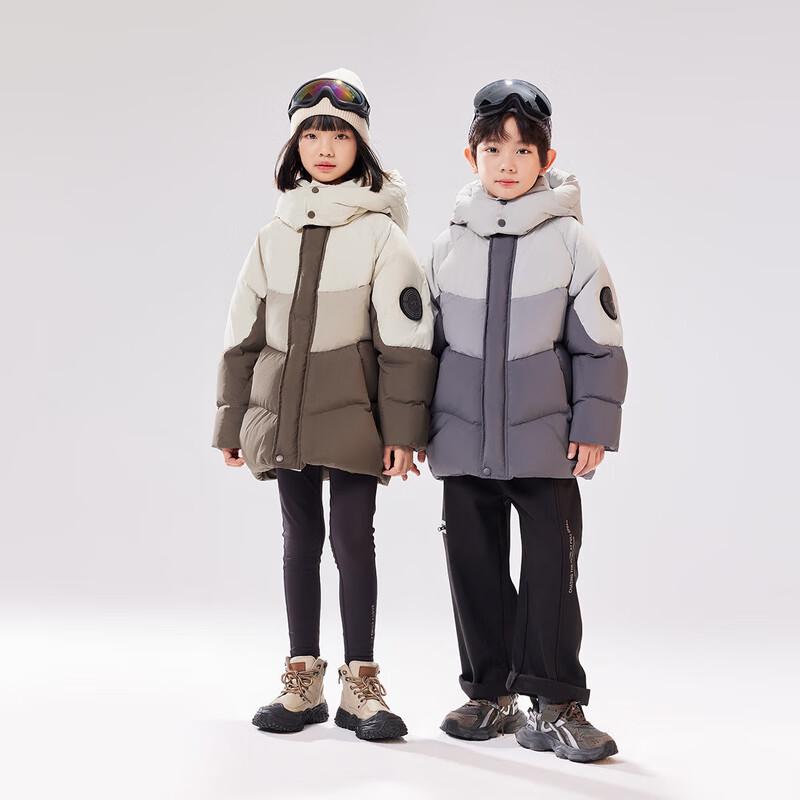 EBAER 2024 Unisex Kids Outdoor Down Jacket 130