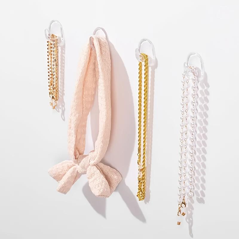 10 τεμ. Ακρυλικά Αυτοκόλλητα Άγκιστρα Χωρίς Σημάδι Διάφανα Χωρίς Τρύπημα Ισχυρά Αυτοκόλλητα Άγκιστρα Τοίχου Πλαστικά Οργάνωση Μπάνιου & Σπιτιού για Πετσέτες, Κλειδιά, Κοσμήματα