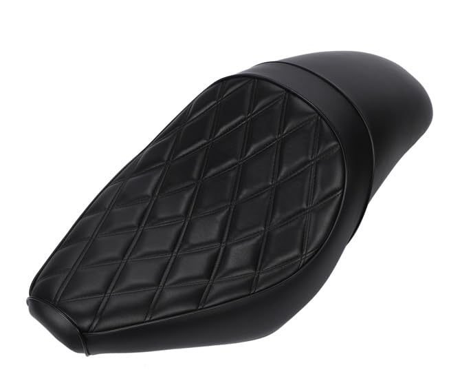 Honda Rebel 250 500cc Motorcycle Double Seat for Honda Rebe and Double Saddle Dual Driver Universal Aftermarket Part CMX500, CMX300, CMX250, Seat, (A)
