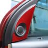 Red Carbon Fiber Door Speaker Panel Cover For Land Rover Freeland2 LR2 07-12