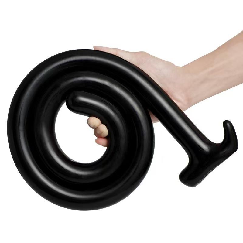 Unisex 1-Meter Anal Stimulator: Soft Chrysanthemum Massager & Dilator Plug for Adults