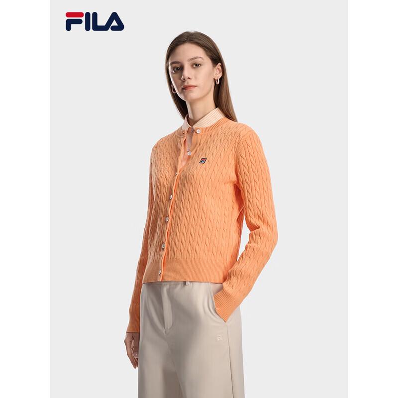 

FILA Women s Cable Knit Cardigan Sweater M